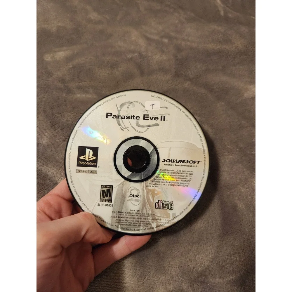 Parasite Eve II - PS1 Playstation 1 MISSING DISC 2 TESTED